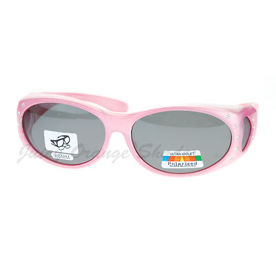 Polarized Oval Sunglasses with Plastic Frame for Women Amazon.com: Polarized Lens Fit Over Glasses Sunglasses  main image 4