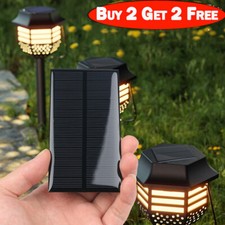 DIY Mini Solar Panel Small Cell Module Charger for Garden Lights 5.5V 6V Black