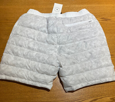 Men Nike Lab Tom Sachs Mars Yard Down Fill Puffer Shorts White sz