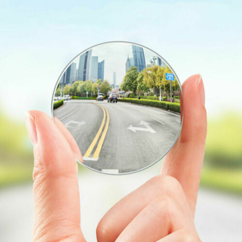 Universal 95mm Car Blind Spot Mirror Round Convex Wide Angle Rear View Mirrors, - Picture 1 of 10
