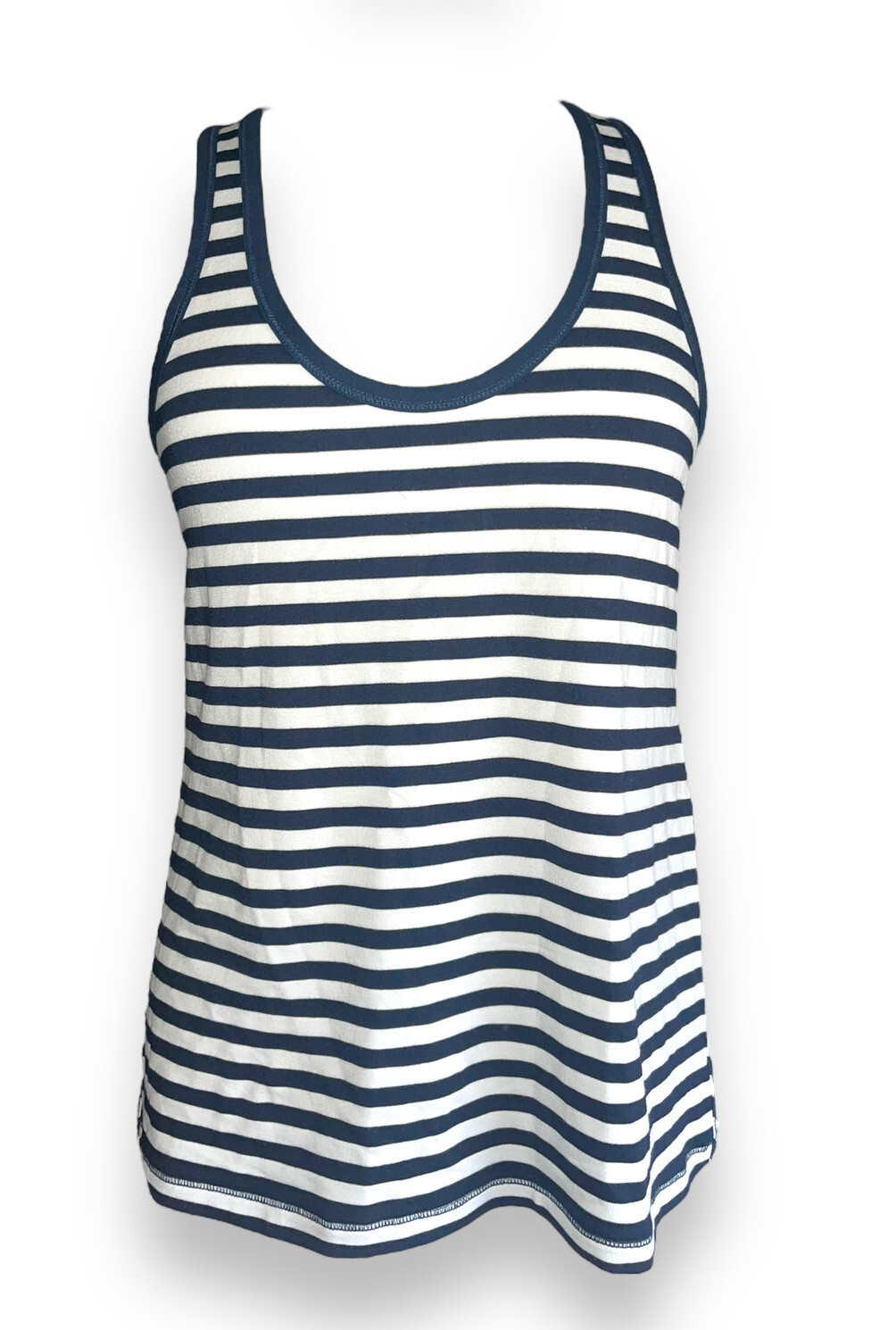 rag & bone “Kat” split-back striped tank top moda… - image 2