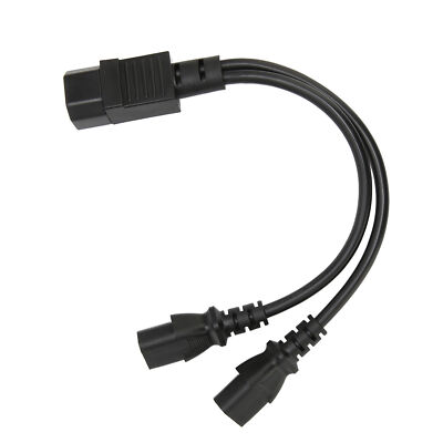 C14 To 2 X C13 Y Splitter Extension Power Cord - Langlebige Dual Female Power Ad