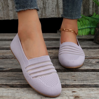 Womens Ballet Business Slip On Flats Dressy Shoes Casual Office Work Shoes Pumps