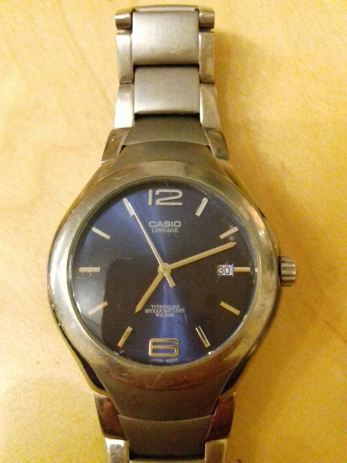 casio lineage titanium wr50m