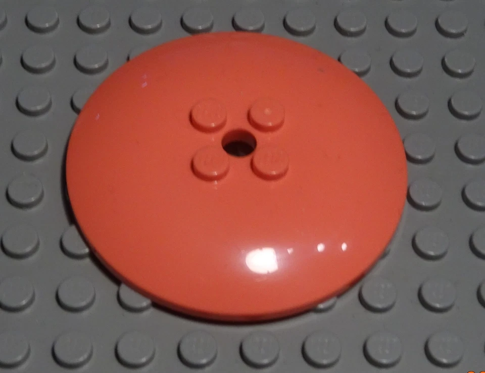 Lego Deckel Parabol rund 6x6 Koralle - Bild 1 von 1