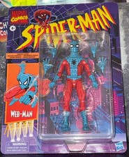 MARVEL LEGENDS SPIDER-MAN WEB-MAN RETRO CARD 6 FIGURE MISP