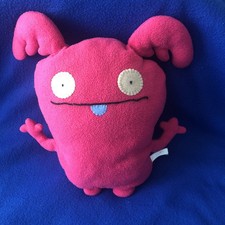 2009 Ugly Dolls Uppy 13" Pink Plush Stuffed Animal Pretty Ugly