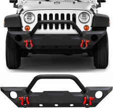 Front Bumper For Jeep Jk Rock Crawler Off Road Bumper With Winch Mounting Plat
