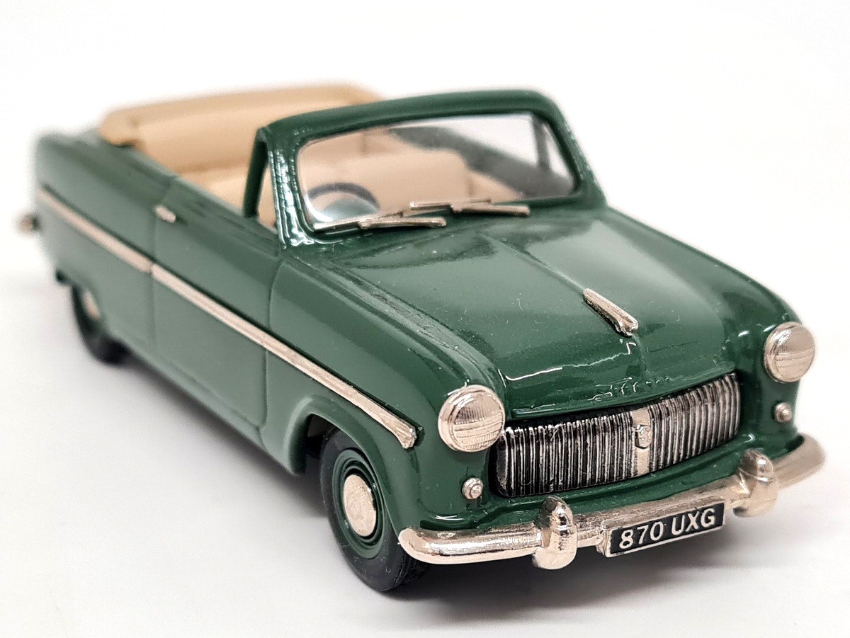 Lansdowne 1/43 Ford Consul MK1 1956 Conv Canterbury Green LDM65 Metal Model Car