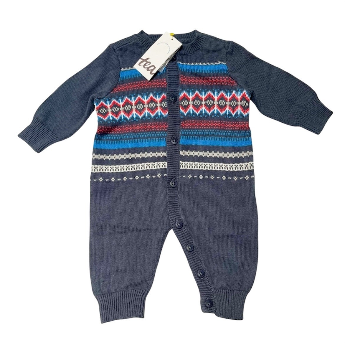 NWT Tea Collection Knit Romper 0-3m