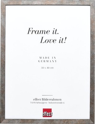 effect Bilderrahmen Holzrahmen Holzprofil 42 Museumsglas anthrazit 25x80 cm