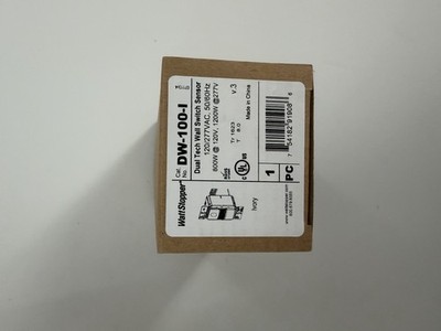Wattstopper DW-100-I Ivory Dual Tech Wall Switch Occupancy Sensor 120/277VAC New