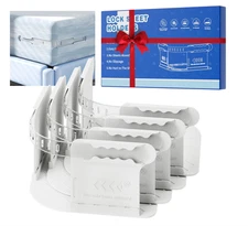 Bed Sheet Straps, Lock Sheet Holders Keep Sheets Tight Heavy Duty Bed Sheet Hold