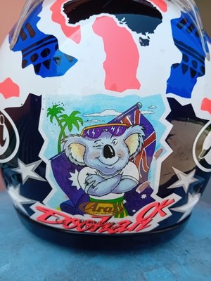 Motorradhelm Arai von Mick Doohan Motorrad Weltmeister