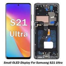 USA For Samsung Galaxy S21 Ultra G998 Small OLED Display LCD Touch Screen Black