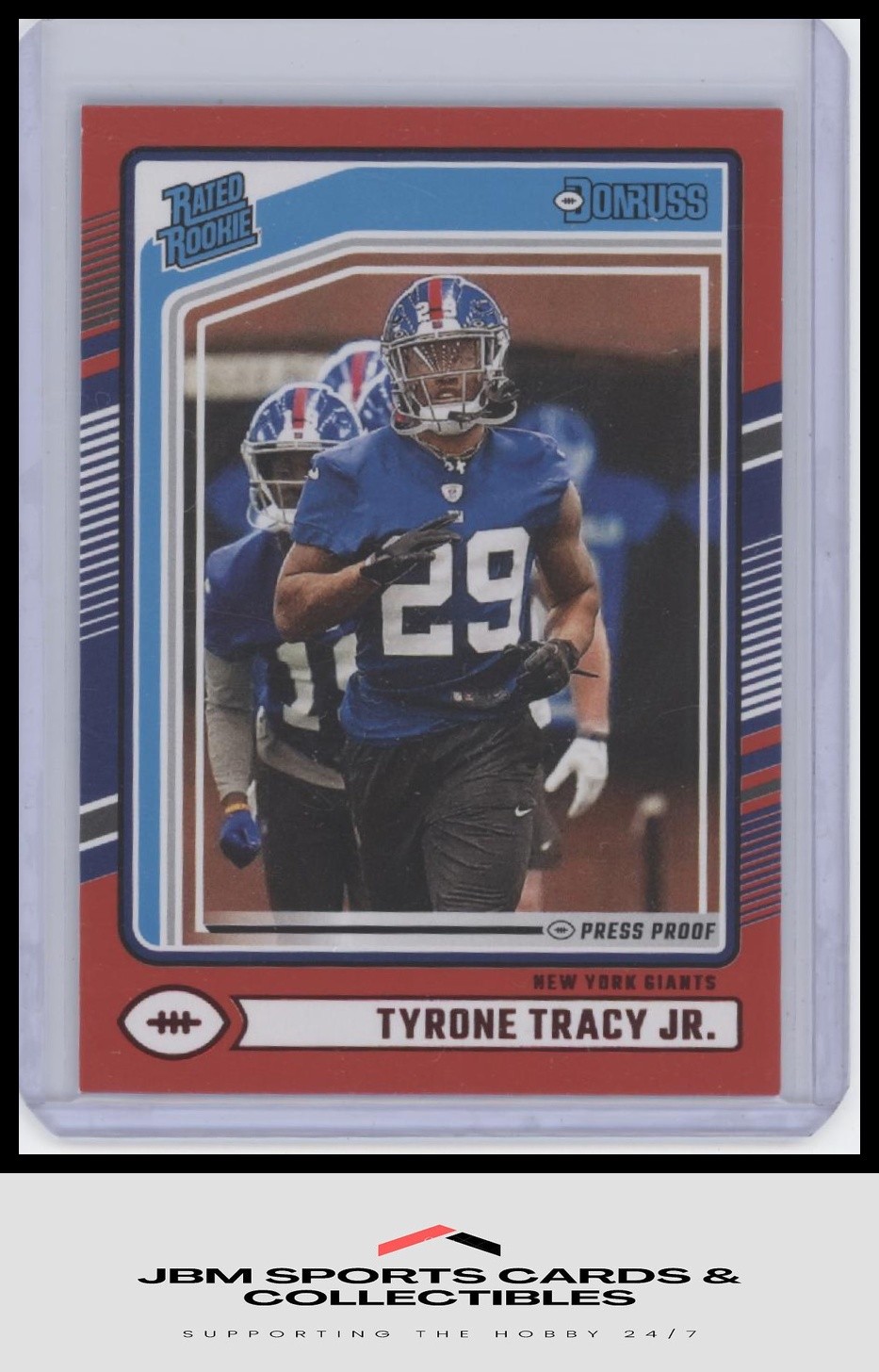 2024 Donruss #364 Tyrone Tracy Jr. Press Proof Red RC