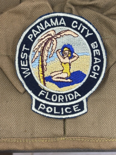 VTG/ OBSOLETE (WEST PANAMA CITY BEACH FLORIDA POLICE" SHOULDER PATCH, RARE