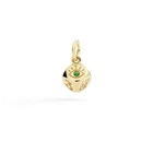 Dodo Dice Yellow Gold and Tsavorite Pendant DMC6010-DICES-0TZ9G Charm Fortune