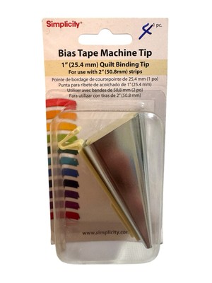 New Simplicity Bias Tape Maker Machine TIP 1'' 25.4mm Quilt Binding