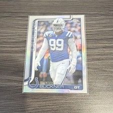 Topps Chrome 2025 DeForest Buckner halo Indianapolis Colts  NFL Football Card