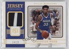 2022-23 Panini National Treasures Jersey Prime 14/25 Christian Wood #JT-OOW 1ib5