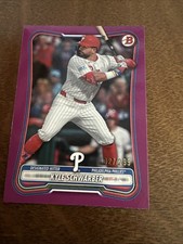 Topps 2026 Bowman Kyle Schwarber Purple Border #20 /299 Philadelphia Phillies