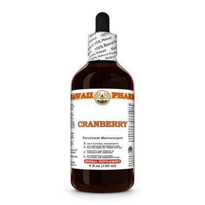 Cranberry (Vaccinium Macrocarpon) Tincture, Dried Berry Liquid Extract