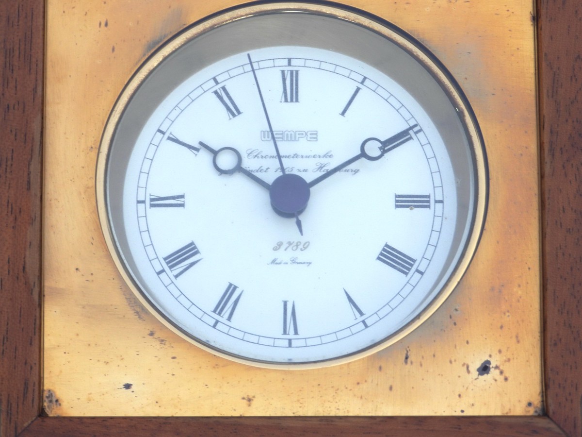 WEMPE CHRONOMETER WERKE GERMANY MARINE SHIP BOAT NAVIGATION CLOCK