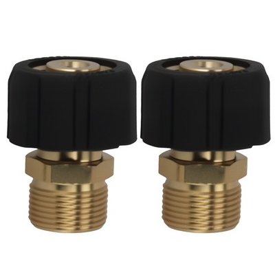 #ad Brass M22 Adapter for Pressure Washer 14mm 15mm Female Fitting 5000 PSI $14.40