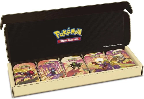 Pokemon TCG Scarlet Violet Shrouded Fable Mini Tin All 5 Designs