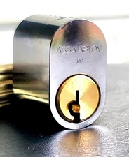 ASSA Abloy D12 Scandinavian SCD Oval Cylinder With 5 Keys  [locksport]