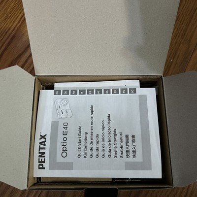 PENTAX Pentax Optio E40 8.1MP Digital Camera - Silver for sale