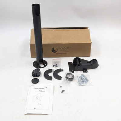 SpacePole Vesa 75/100 Pole Mount Essentials Kit (SPV1101-FX-02) - Black