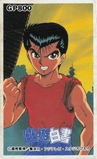 Yu Yu Hakusho Yusuke Urameshi GP800 Vintage Menko Card