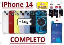 VETRO POSTERIORE IPHONE 14 COMPLETO FRAME +R MICROFONO +ADESIVO W. + MAGSAFE A++
