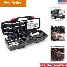 Axle Puller Tool Set 21 Piece 2 3 Jaw Yoke Adapters Cones Slide Hammer Bearing
