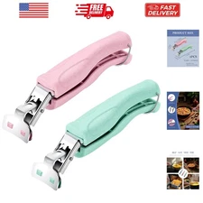 Stainless Steel Anti-Scalding Hot Bowl Dish Plate Gripper Clips Tongs Clamp H...