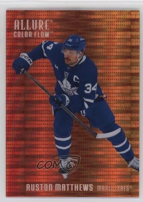2025 Upper Deck Allure Color Flow Red Orange Spectrum /399 Auston Matthews 1uw9