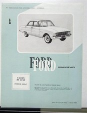 1960 Ford Falcon Sale Brochure Datasheet In Dutch Text