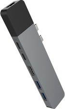HyperDrive USB C Hub, NET 6-in-2 for MacBook Pro Air, Multi-Port USB-C Dongle w/
