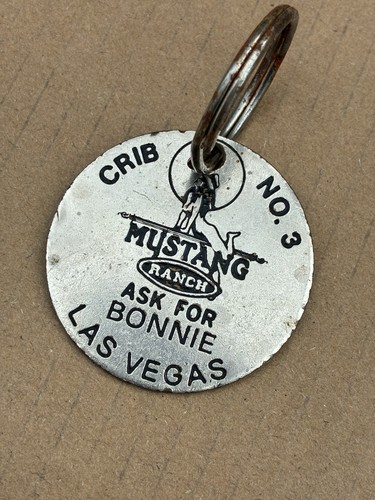 Brothel Token Mustang Ranch Sparks, Nevada Crib No. 3 bonnie las vegas key
