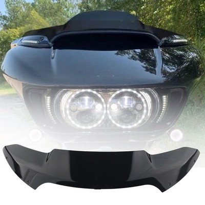 4.5'' Windschild Abweiser Schwarz für Harley Road Glide FLTR FLTRX FLTRXS 2015-22