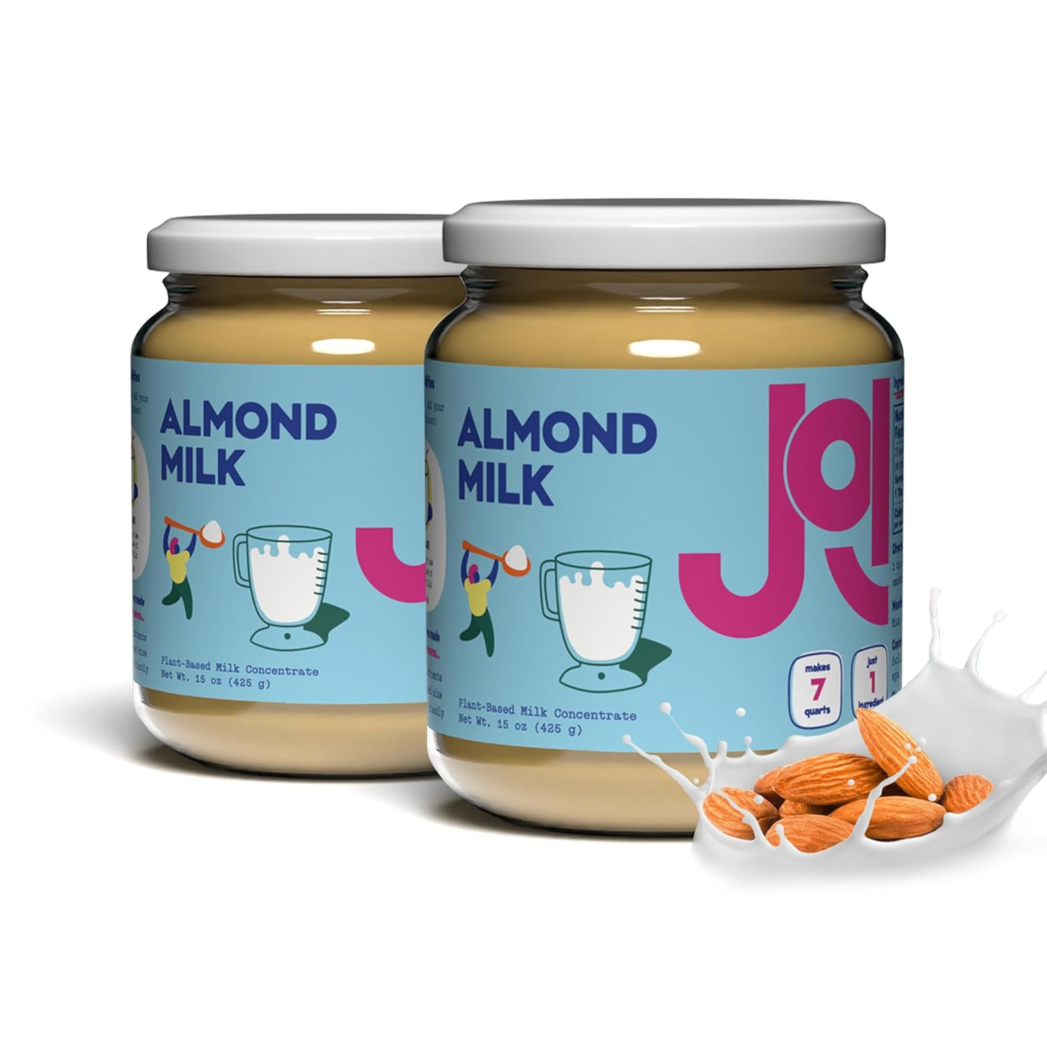 Almond Milk Base, Unsweetened Plain Concentrate - 27 Serving
