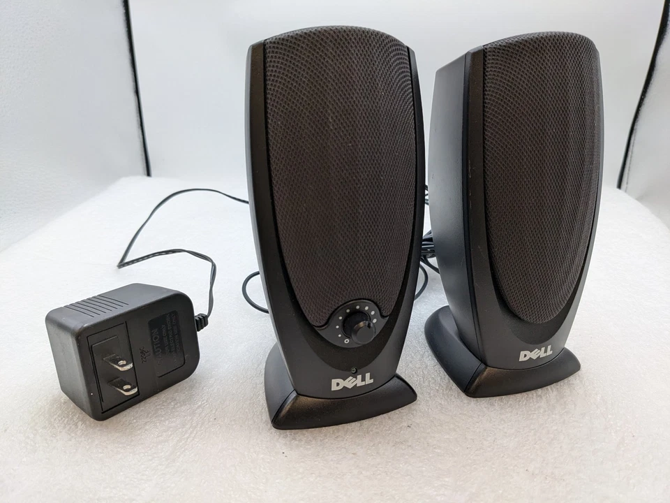 Dell A215 Multimedia 2 Channel Computer Speakers [ WITH POWER SUPPLY ] FREE S/H - Image 2 of 4