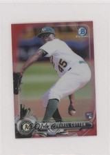 2017 Bowman Chrome Minis Base Rookies Red Refractor 7/10 Jharel Cotton #89 0s3