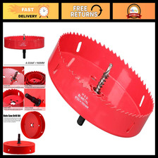 6.5" Bi-Metal Hole Saw for Recessed Lights, 32mm Depth Cutter, Hex Shank, Wood &