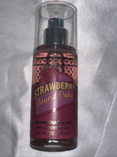 Bath & Body Works Strawberry Pound Cake Travel Size Fragrance Body Mist 2.5 oz - Picture 2 of 10