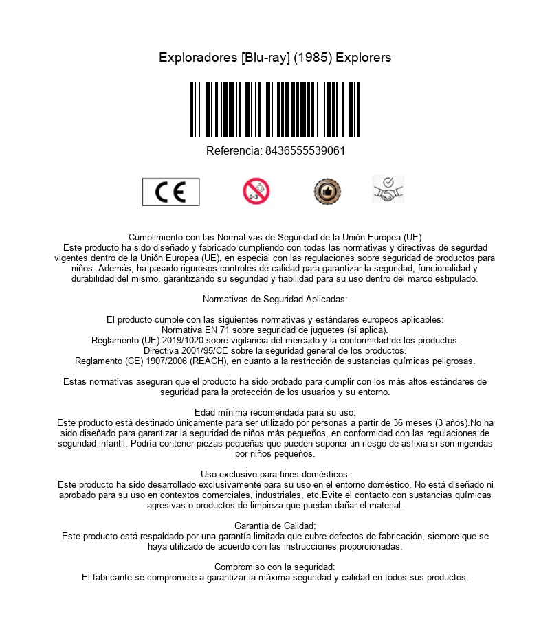 Exploradores [Blu-ray] (1985) Explorers - Imagen 3 de 3