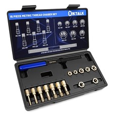 15-Piece Metric Thread Chaser Set,Master Thread 15PCS Metric Thread Chaser Set