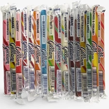 Gilliam Old Fashioned Candy Sticks, 16 Unique Flavor Variety Pack